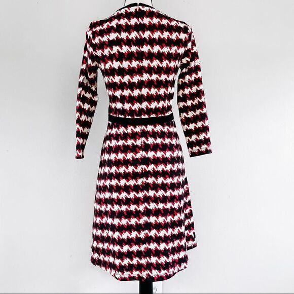 Draper James Homestead Houndstooth Fit Flare Dress - Picture 5 of 12